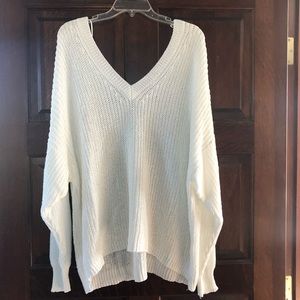 Goodnight Macaroon white sweater